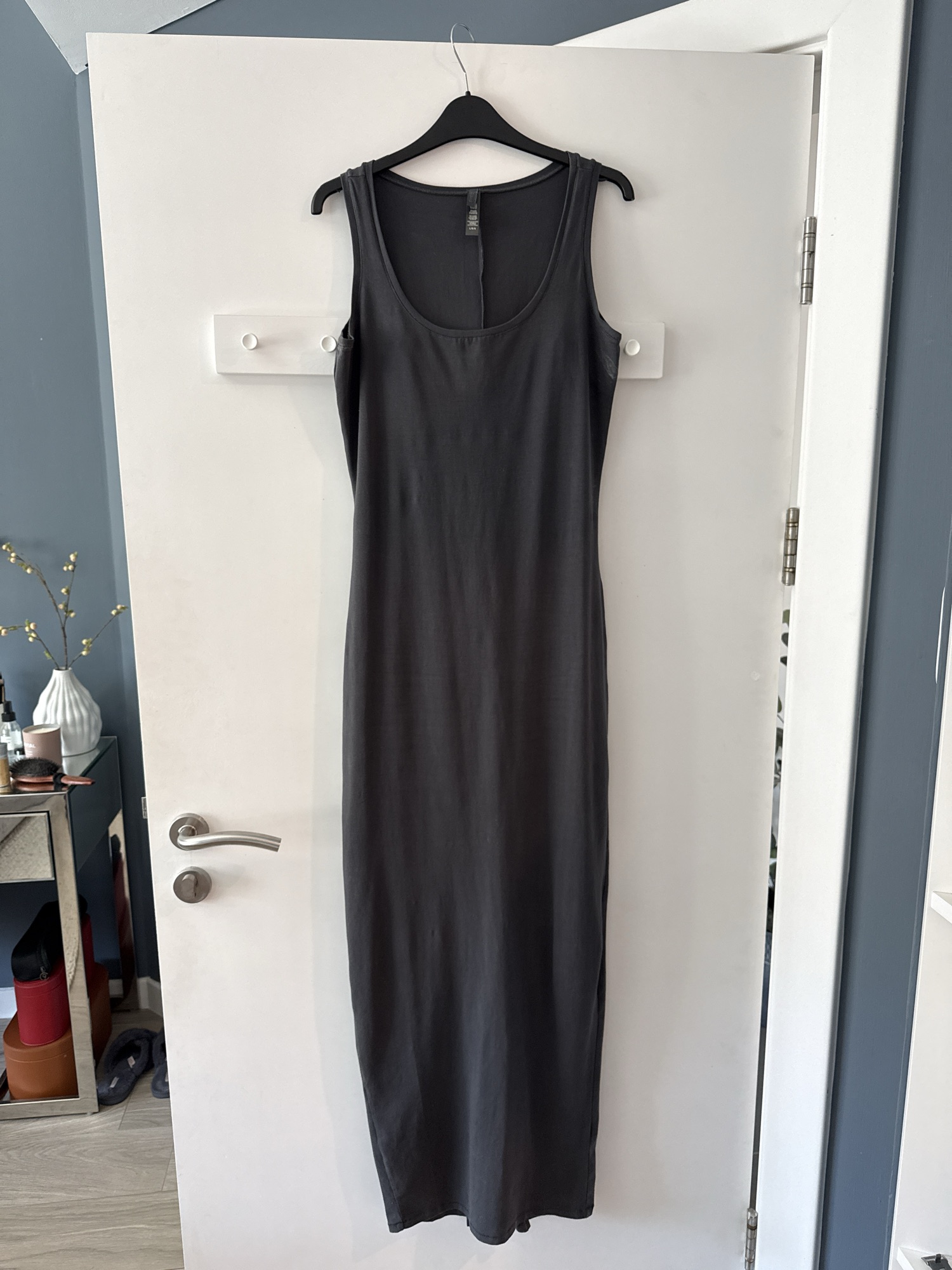 SKIMS Skims Dark Grey maxi dress 