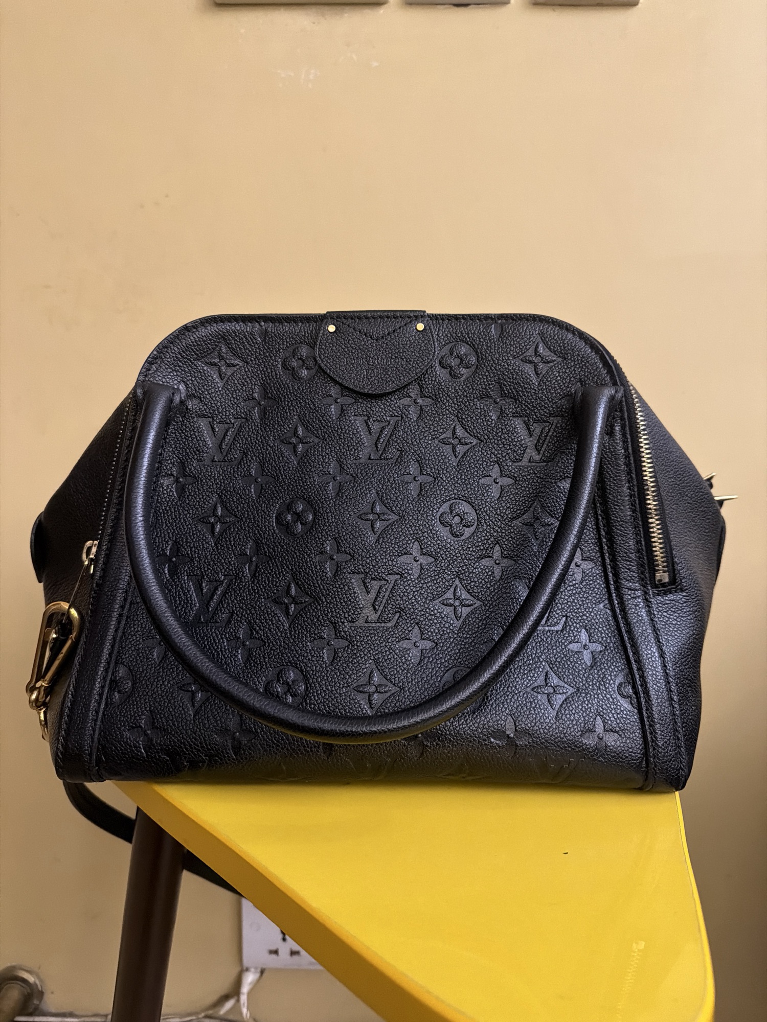 Louis Vuitton Louis Vuitton Maida Hobo Monogram Empreinte Leather Black